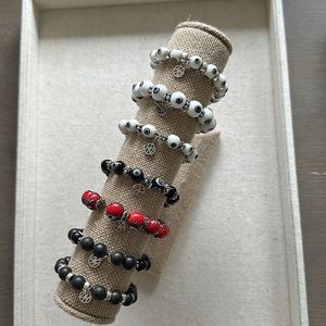 Authentic DAVID HARRIS Evil Eye Bracelets. Misc. Colors.